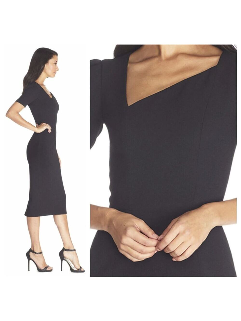 Dress The Population Women's Ruth Dress Black Size L